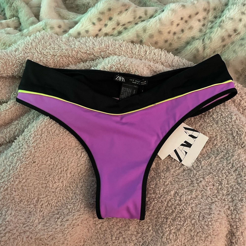 NWT Zara purple swim bottom